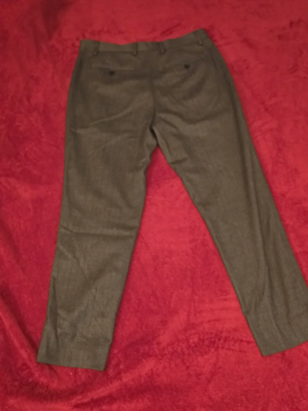 Banana Republic Tailored Fit Dress Pants Heather Brown Mens 32x30